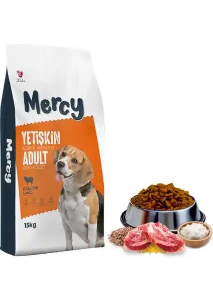 Mercy Kuzu Etli Yetişkin Köpek Maması 15 kg ile Sağlıklı ve Dengeli Beslenme