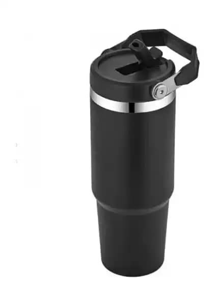 Mider Iceflow Flip Straw Tumbler: Paslanmaz Çelik Şık ve Uzun Süreli Sıcak Soğuk Tutma Özelliği