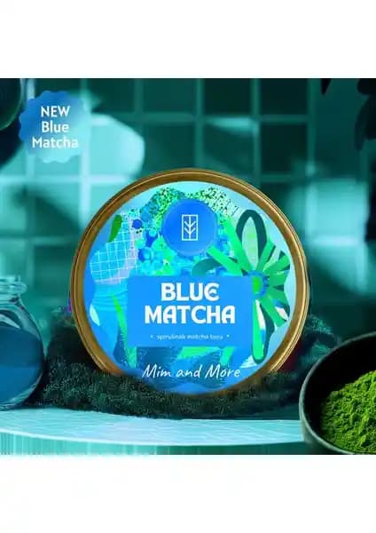 Mim And More Blue Matcha 25g Doğal Renkli ve Sağlıklı Bir İçecek Seçeneği