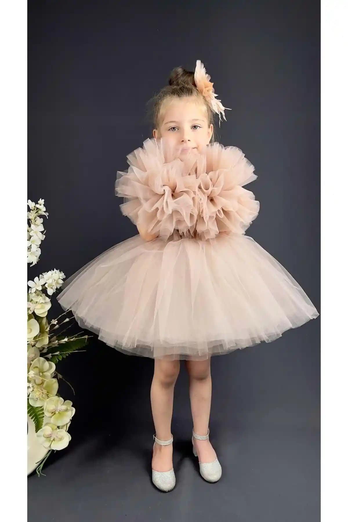 MNK Baby&Kids Şifon Kız Çocuk Abiyesi: Şıklık ve Konforun Buluştuğu Tasarım