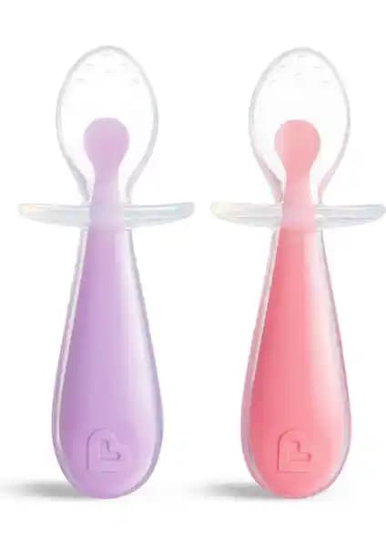 Munchkin Yu<muş>ak Uçlu Alıştırma Kaşıkları Bebek Güvenliği ve Konforu İçin Tasarlandı