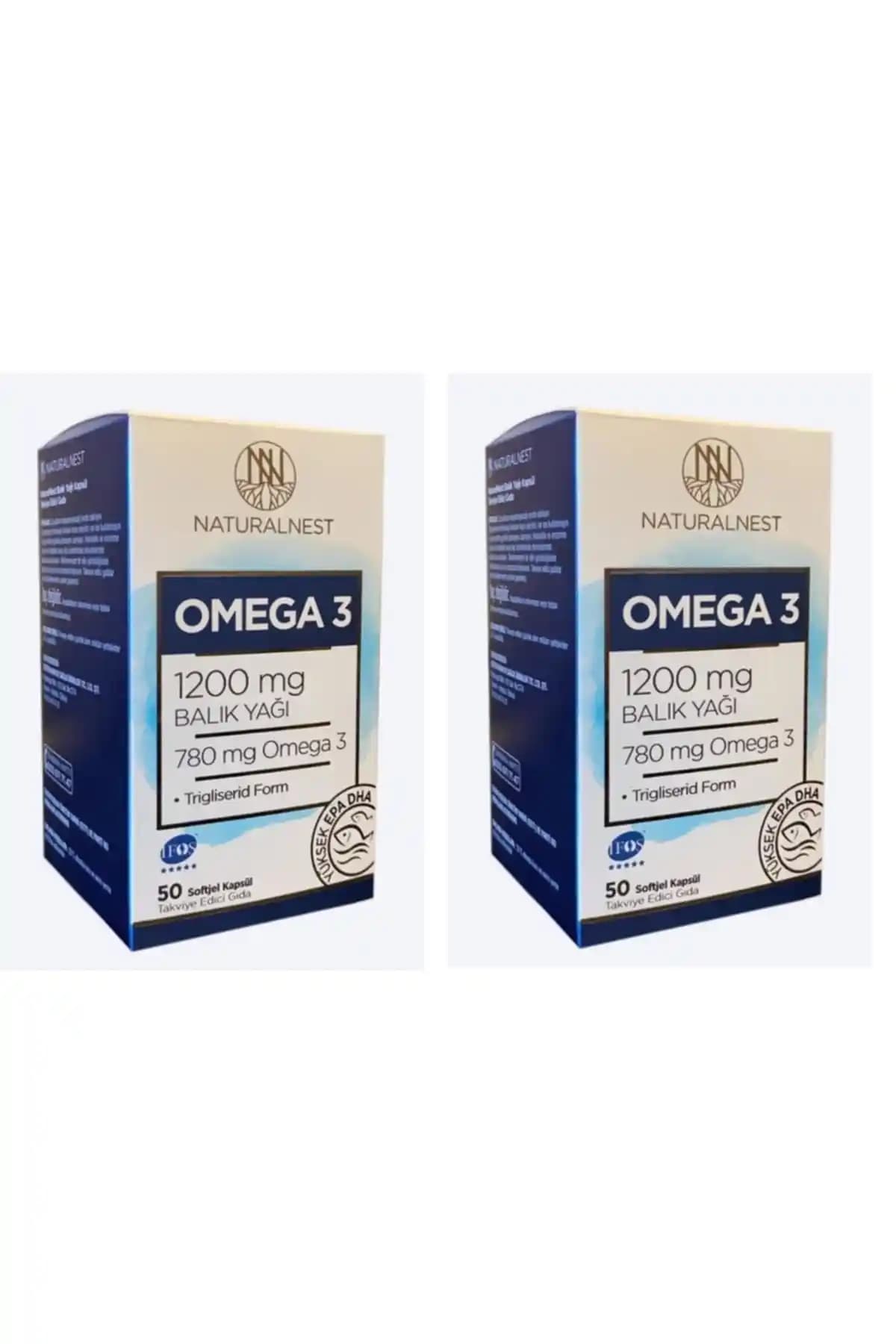 Natural Nest Omega 3 50 Kapsül Sağlıklı Yaşam İçin Güvenilir Doğal Takviye Ürünü