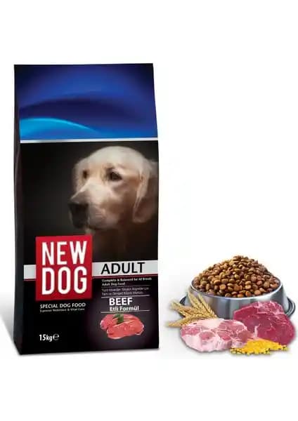 Newdog Sığır Etli Yetişkin Köpek Maması: Doğal ve Dengeli Beslenme İçin Uygun Seçenek