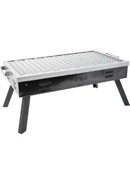 Nurgaz Kara Mangal Büyük: Dayanıklı ve Pratik Kullanım Sunan Portatif Mangal Modeli