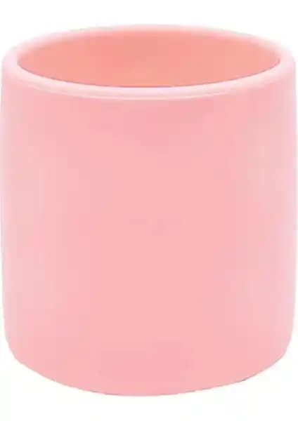 OiOi Mini Bebek Bardağı Pembe ve Deep Blue Silikon Bardak Karşılaştırması