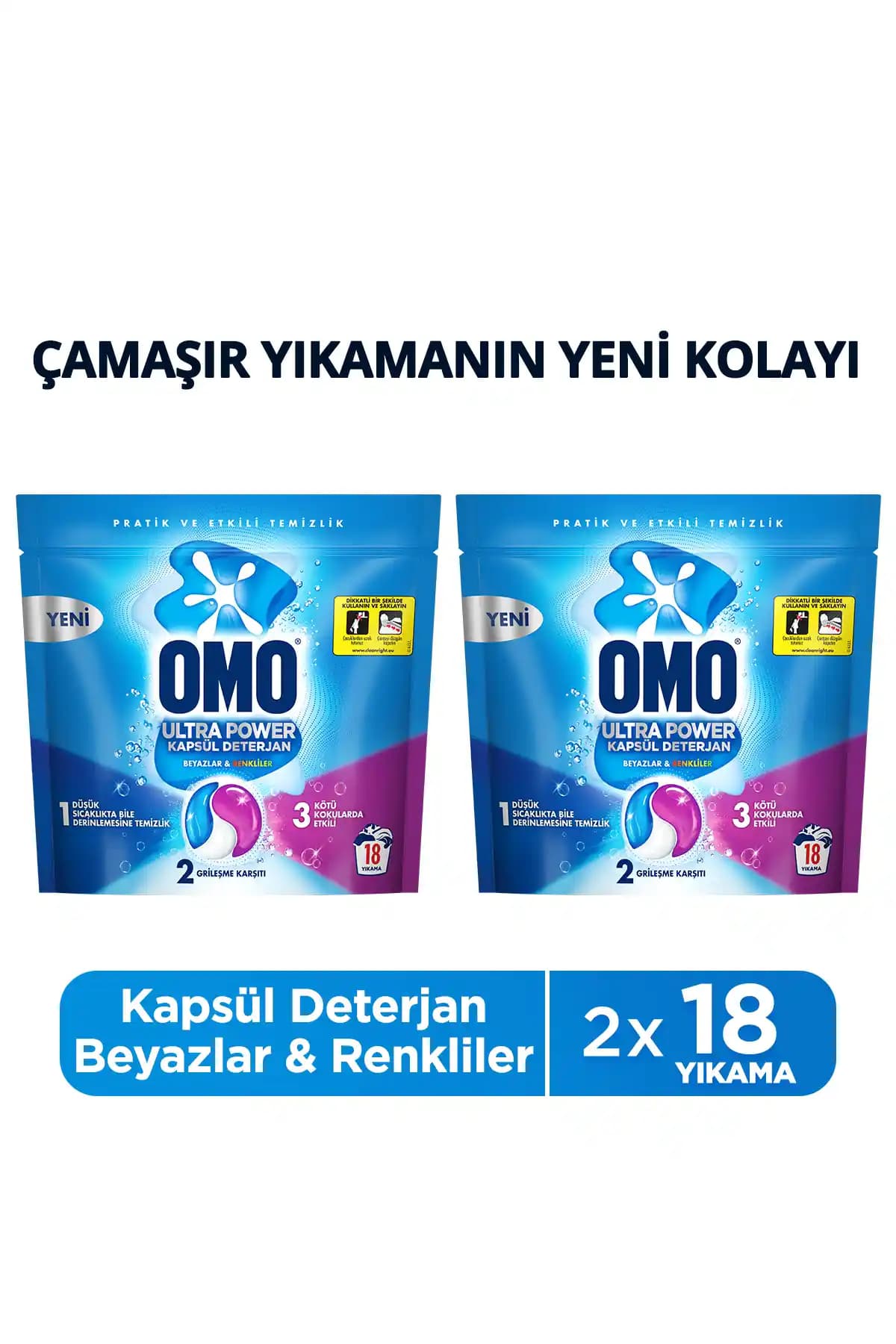 Omo Ultra Power Kapsül Deterjan: Güçlü Temizlik ve Pratik Kullanım Özellikleri