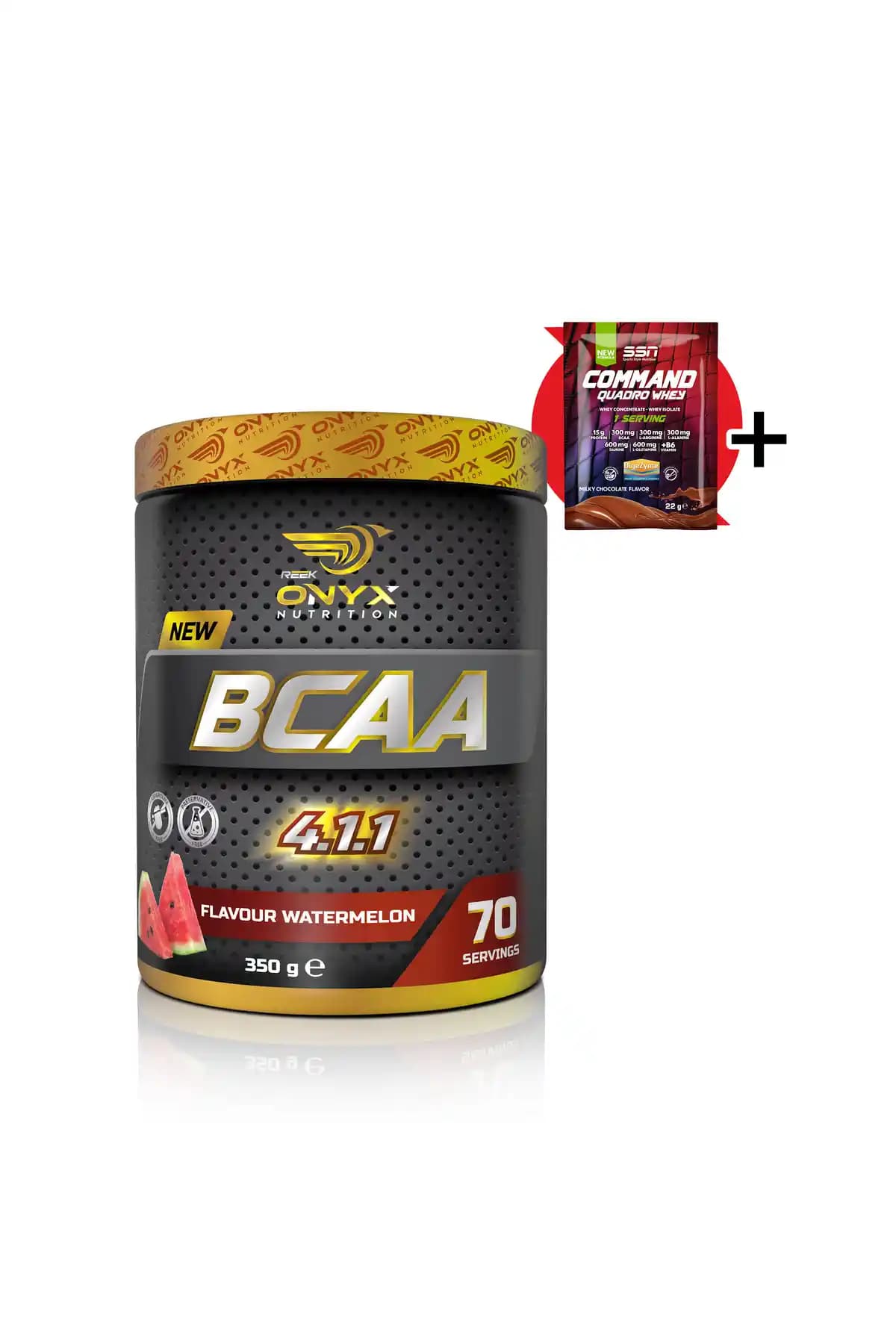 Onyx Nutrition BCAA 4.1.1 Karpuz Aromalı Spor Takviyesi 350 Gr Kas Gelişimini Destekler