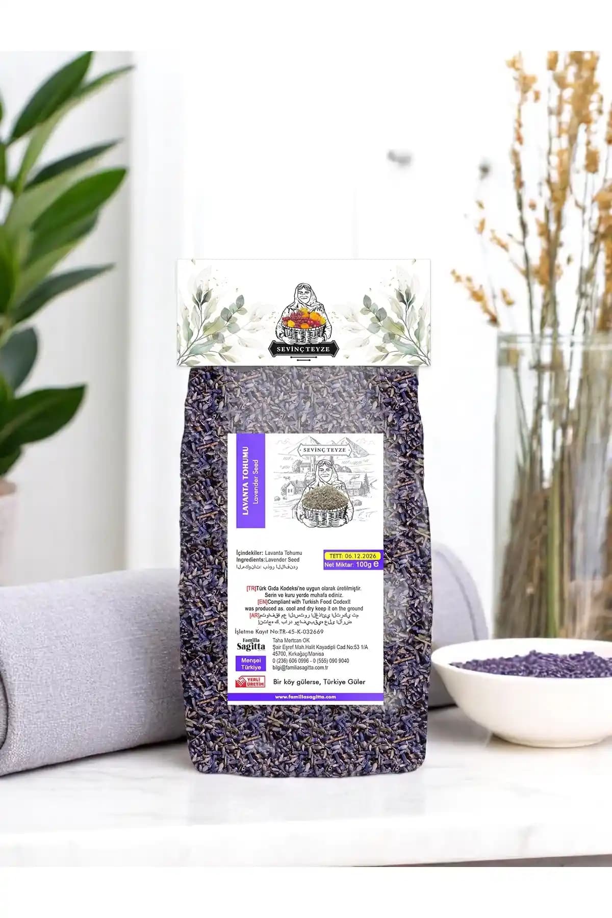 Organik Sevinç Teyze Lavanta: Doğal ve Aromatik Lavanta Çiçekleriyle Sağlıklı Yaşam