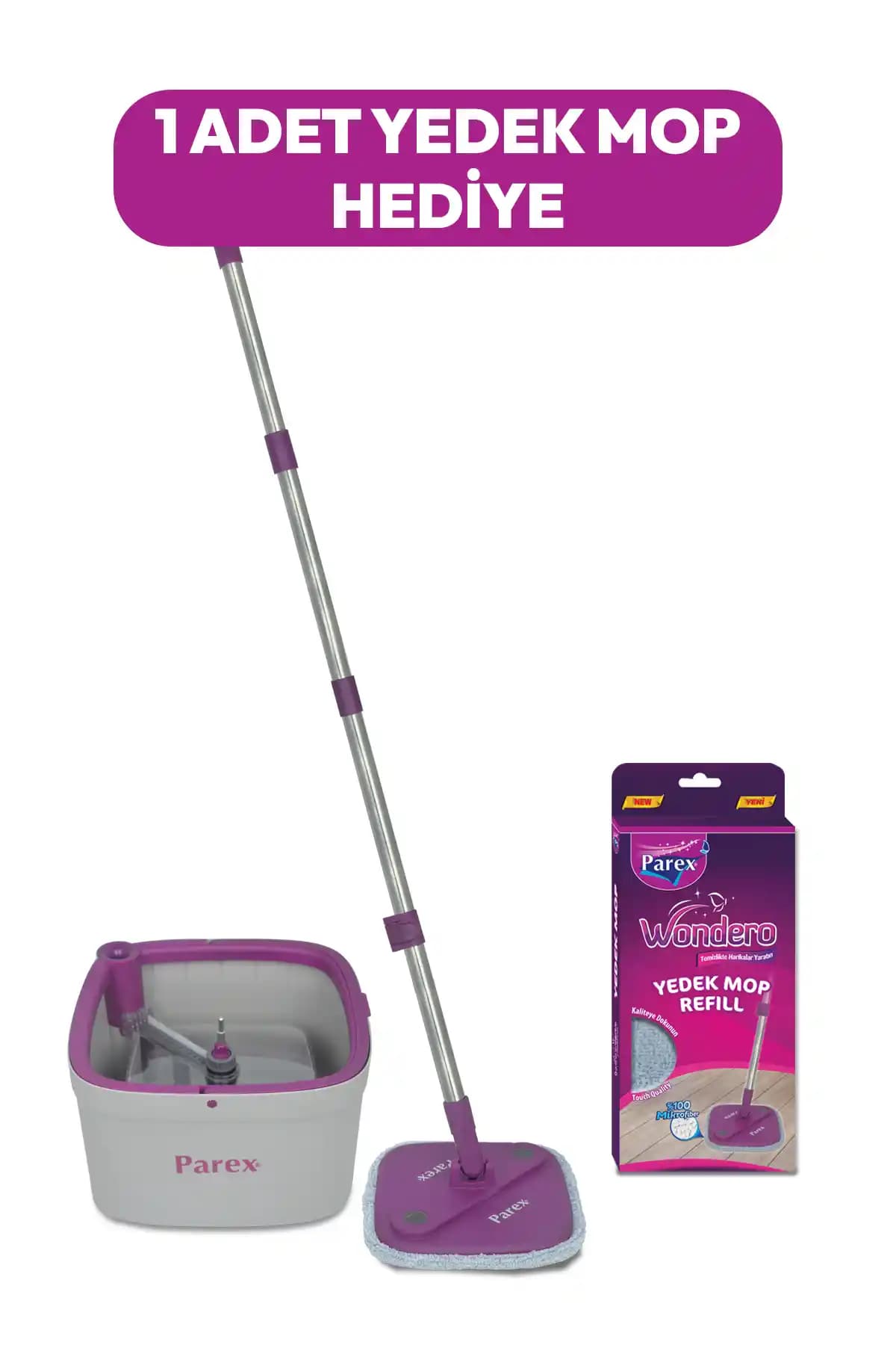 Parex Wondero Otomatik Temizlik Seti: Pratik ve Hijyenik Temizlik Çözümü