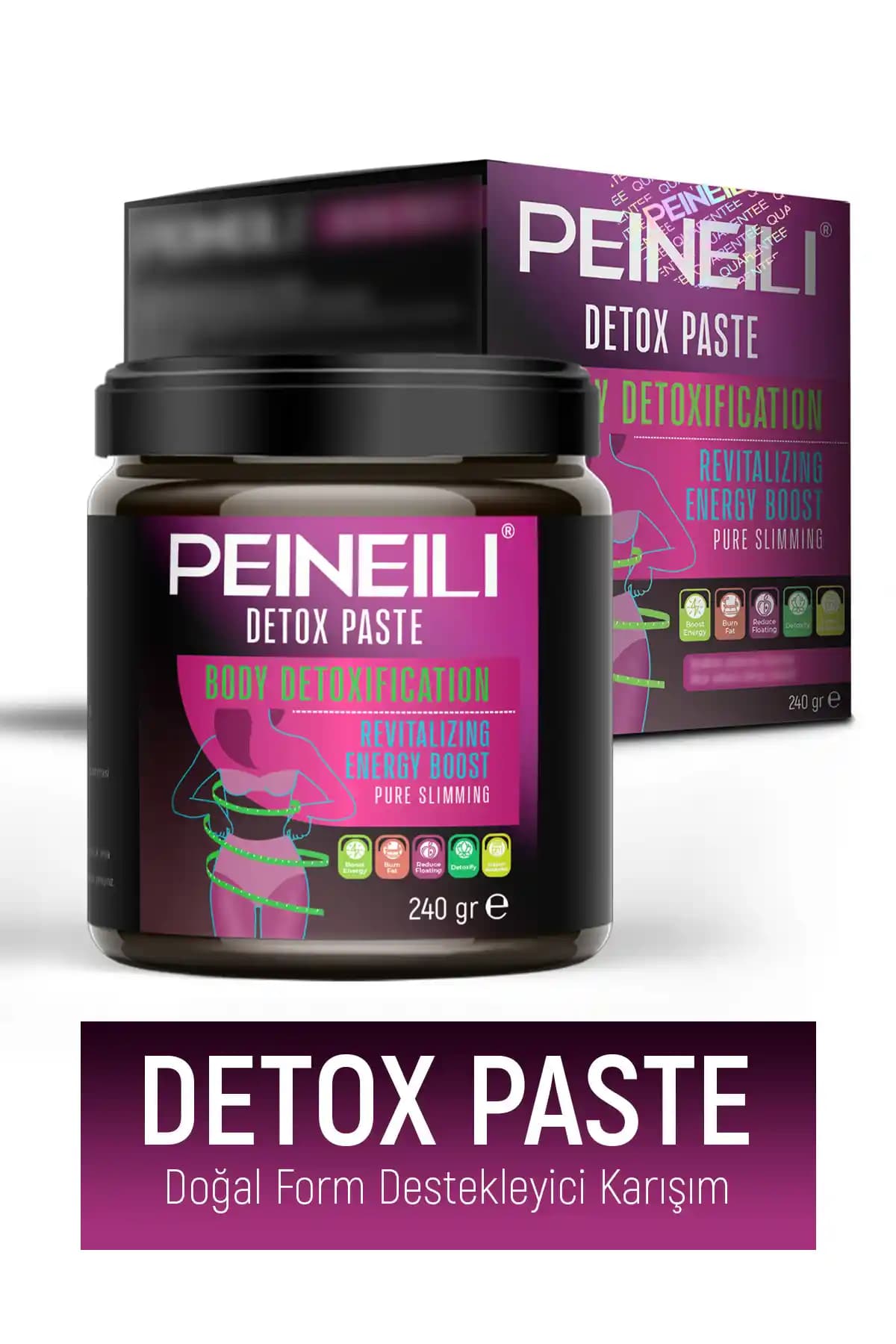 PEINEILI Bitkisel Detox Macunu Doğal İçeriklerle Sağlıklı Yaşam ve Güzellik Desteği