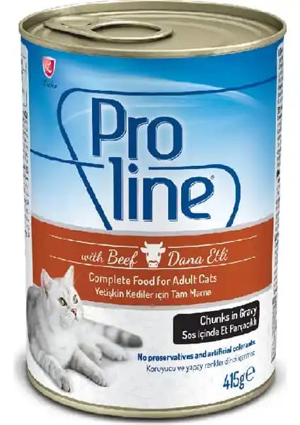 Proline Pro Line Dana Etli Kedi Konservesi: Sağlıklı ve Lezzetli Beslenme Seçeneği