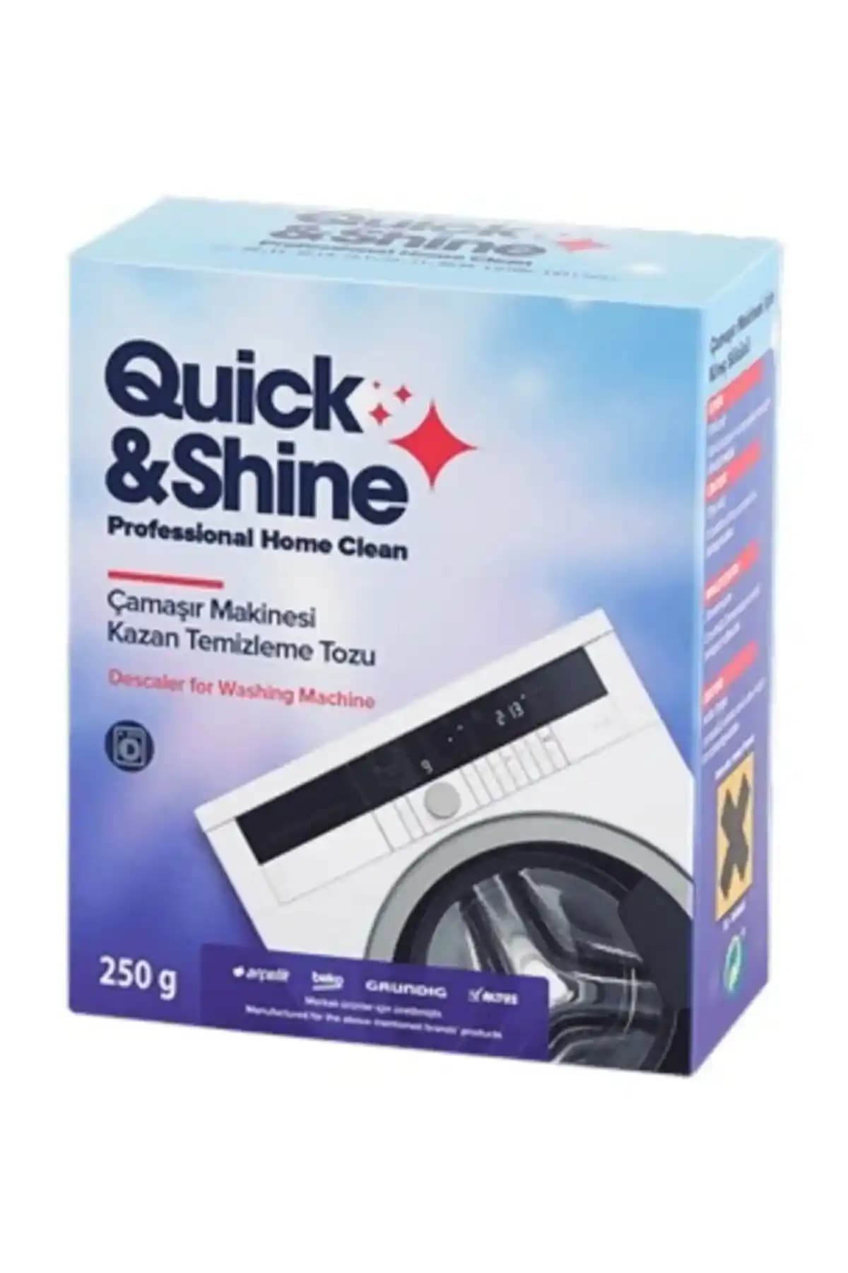 Quick&Shine Çamaşır Makinesi Kazan Temizleme Tozu: Doğa Dostu ve Etkili Temizlik Çözümü