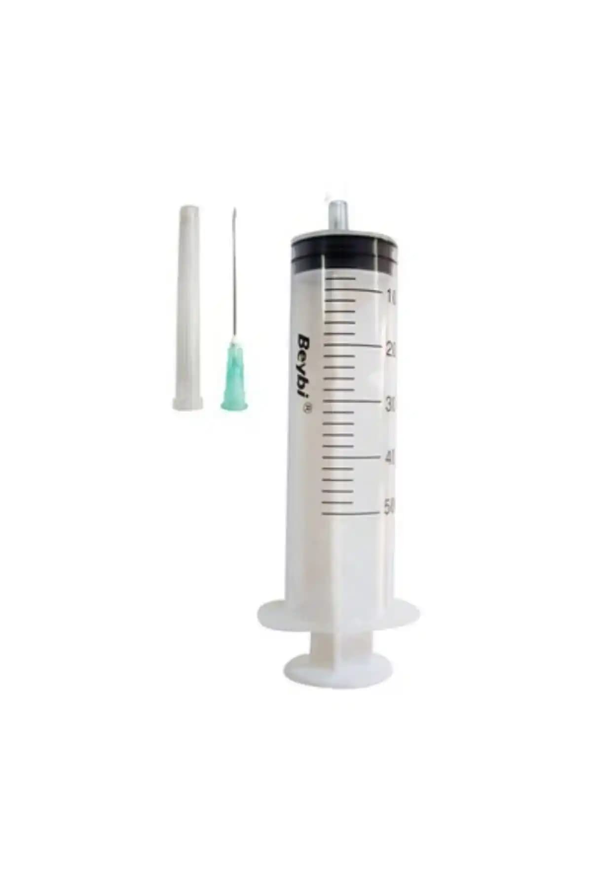 Sağlık ve Laboratuvar Kullanımı İçin Güvenilir 50cc Steril Enjektörler