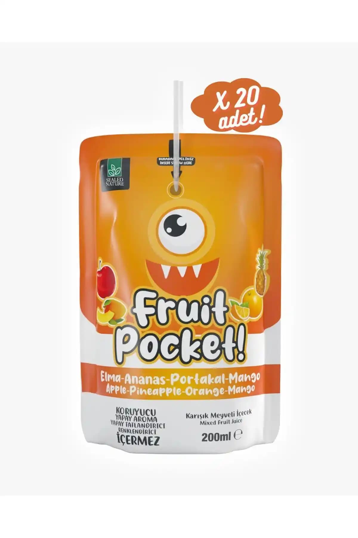 Sealed Nature Fruit Pocket: Doğal ve Sağlıklı Meyveli İçecek Seçeneği