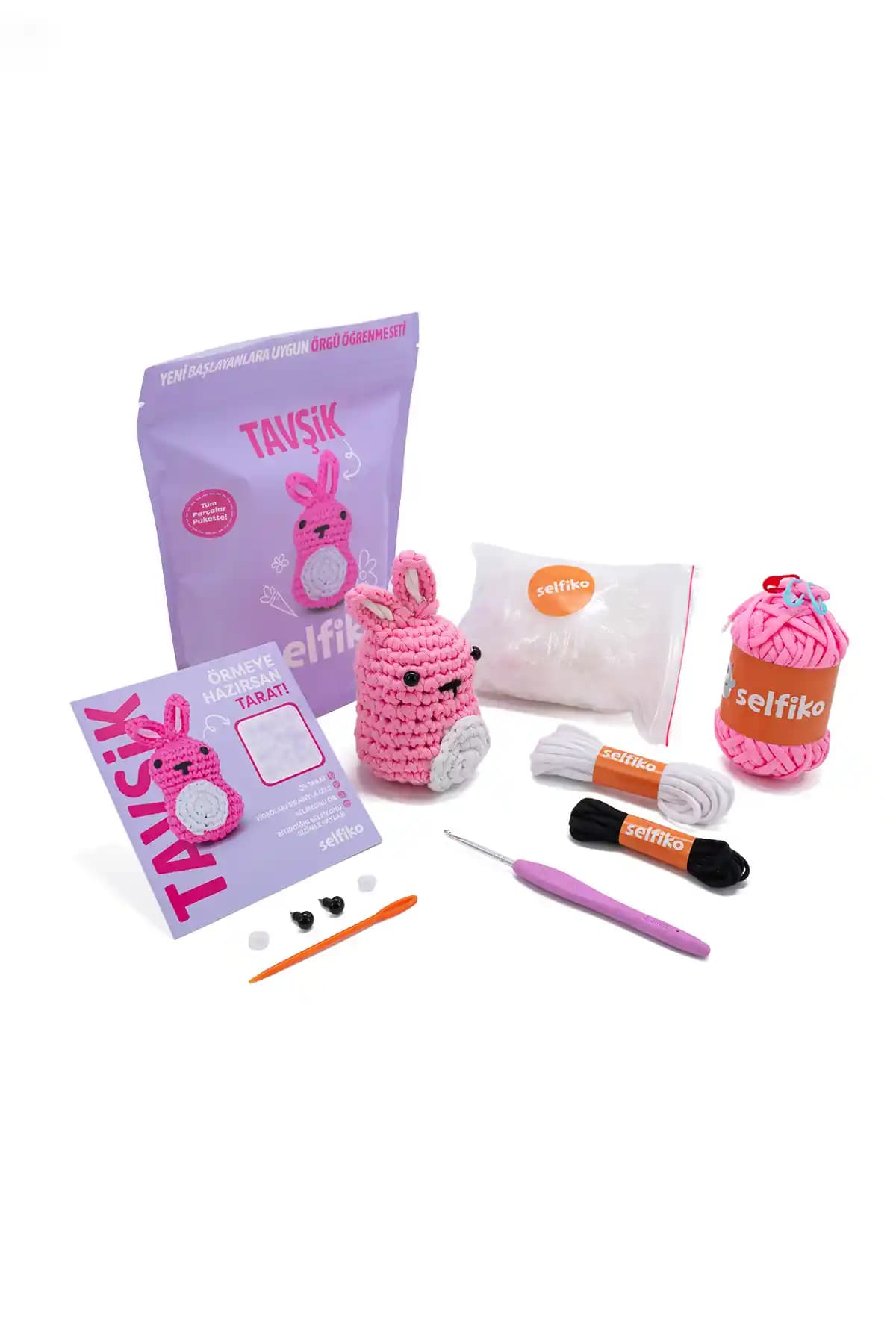 Selfiko Örgü Öğrenme Kiti: Yeni Başlayanlar İçin Renkli ve Sürdürülebilir El İşi Seti