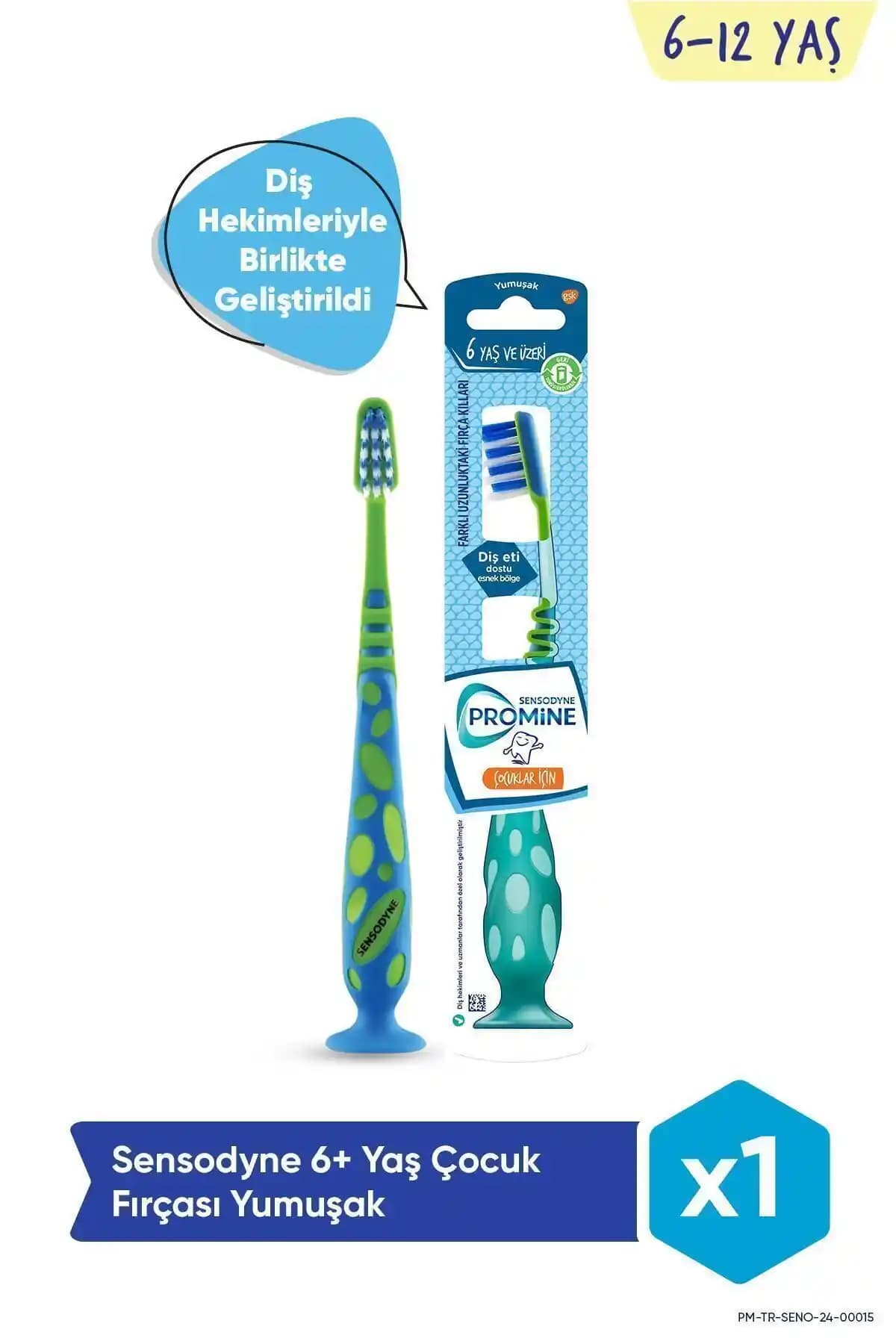 Sensodyne Promine 6 Yaş ve Üzeri Çocuklar İçin Güvenli ve Etkili Diş Fırçası Özellikleri