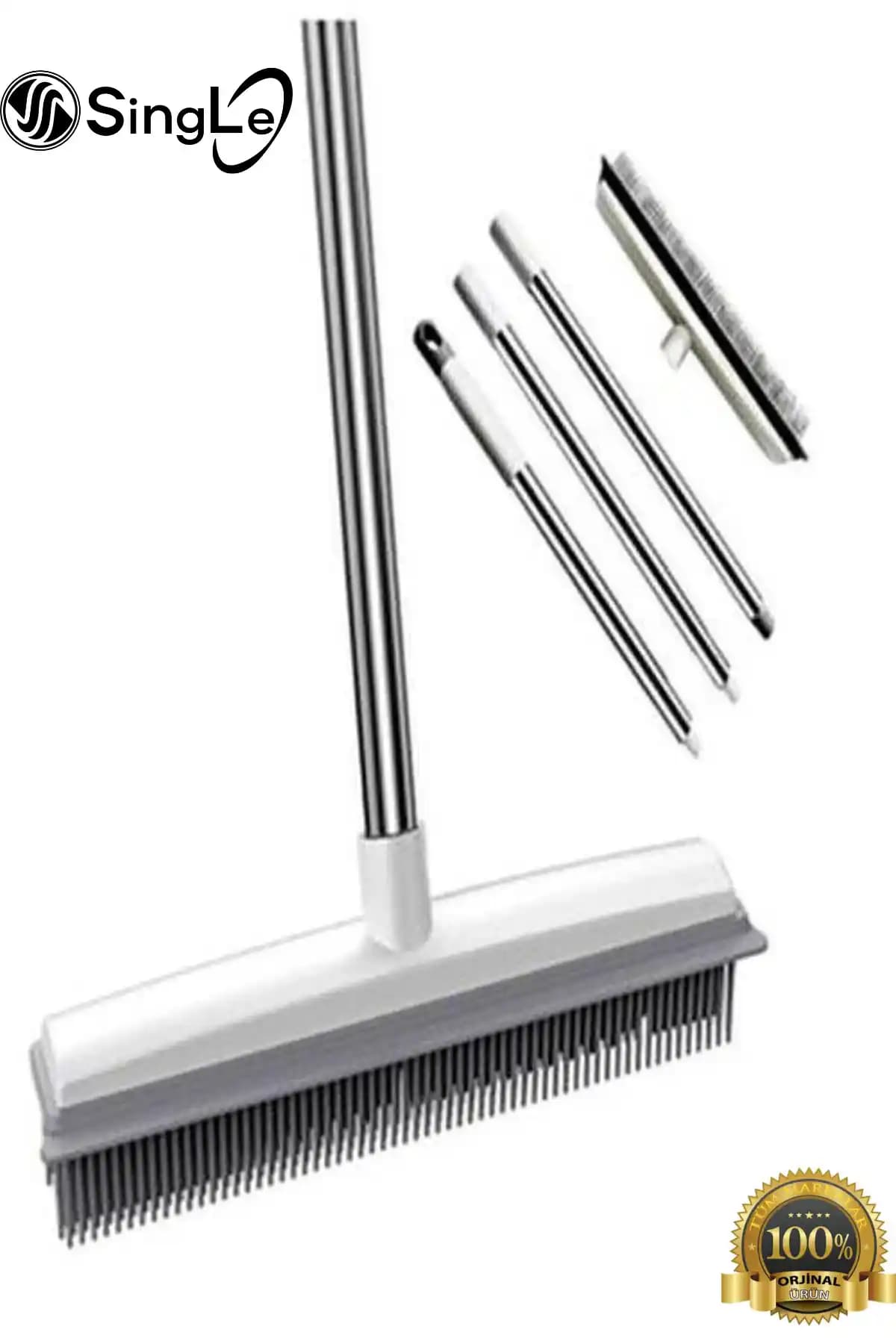 Single Çekpas Kauçuk Fırça Paspas Mop ile Ev ve Araç Temizliğinde Yenilikçi Çözüm