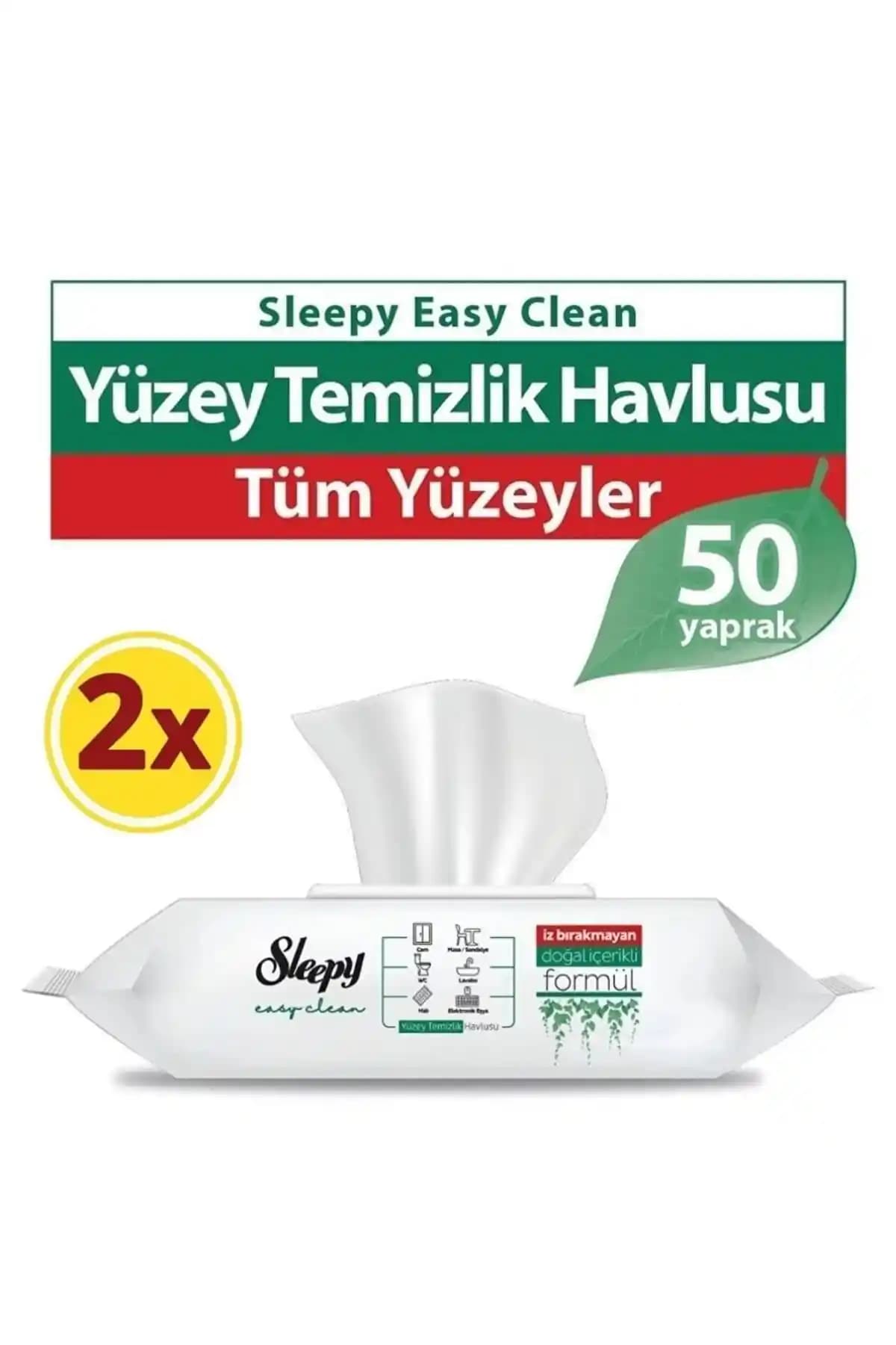 Sleepy Easy Clean Yüzey Temizlik Havlusu: Doğal ve Pratik Temizlik Çözümü