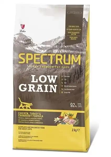 Spectrum Düşük Tahıllı Tavuk ve Hindi Yetişkin Kedi Maması Sağlıklı ve Ekonomik Seçenek