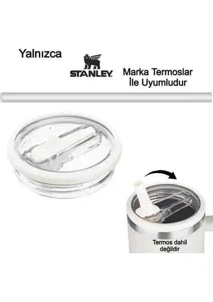 Stanley Quencher 1.18 L 40 Oz Su Şişesi Sızdırmaz Kapak ve Pipet Seti Günlük Kullanım