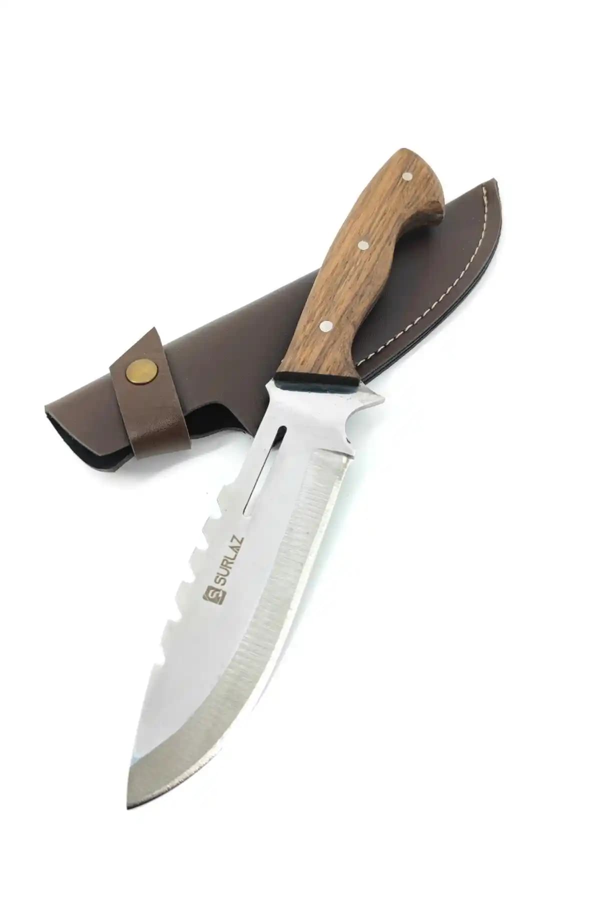 SürLaz El Yapımı Outdoor Kamp Bıçağı Dayanıklı ve Çok Yönlü Kullanım İçin Uygun