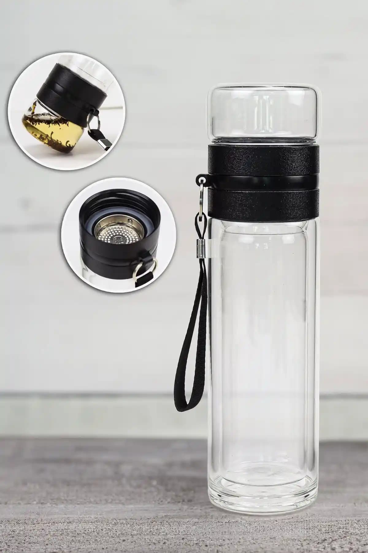 Trendmiya Borosilikat Çift Cidarlı 300 ml Dereceli Cam Matara İnceleme ve Kullanıcı Yorumları