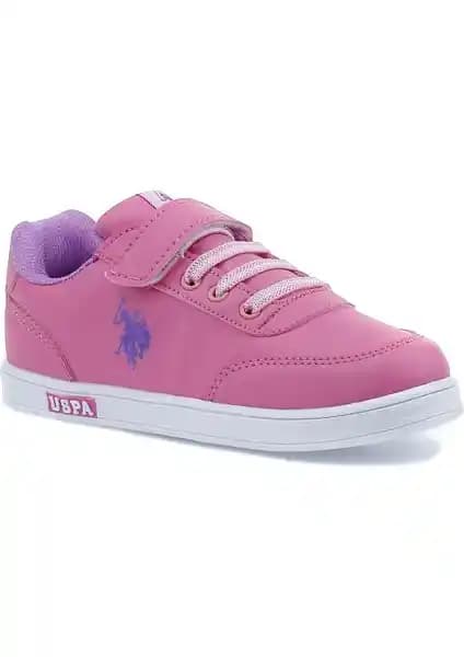 U.S. Polo Assn. Cameron Wt 1pr Pembe Kız Çocuk Sneaker: Şıklık ve Konforun Buluşması