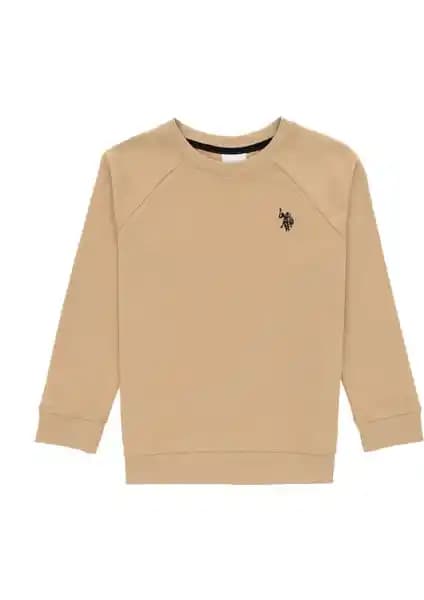 U.S. Polo Assn. Erkek Çocuk Sweatshirtleri Karşılaştırması Kum ve Mor Seçenekler