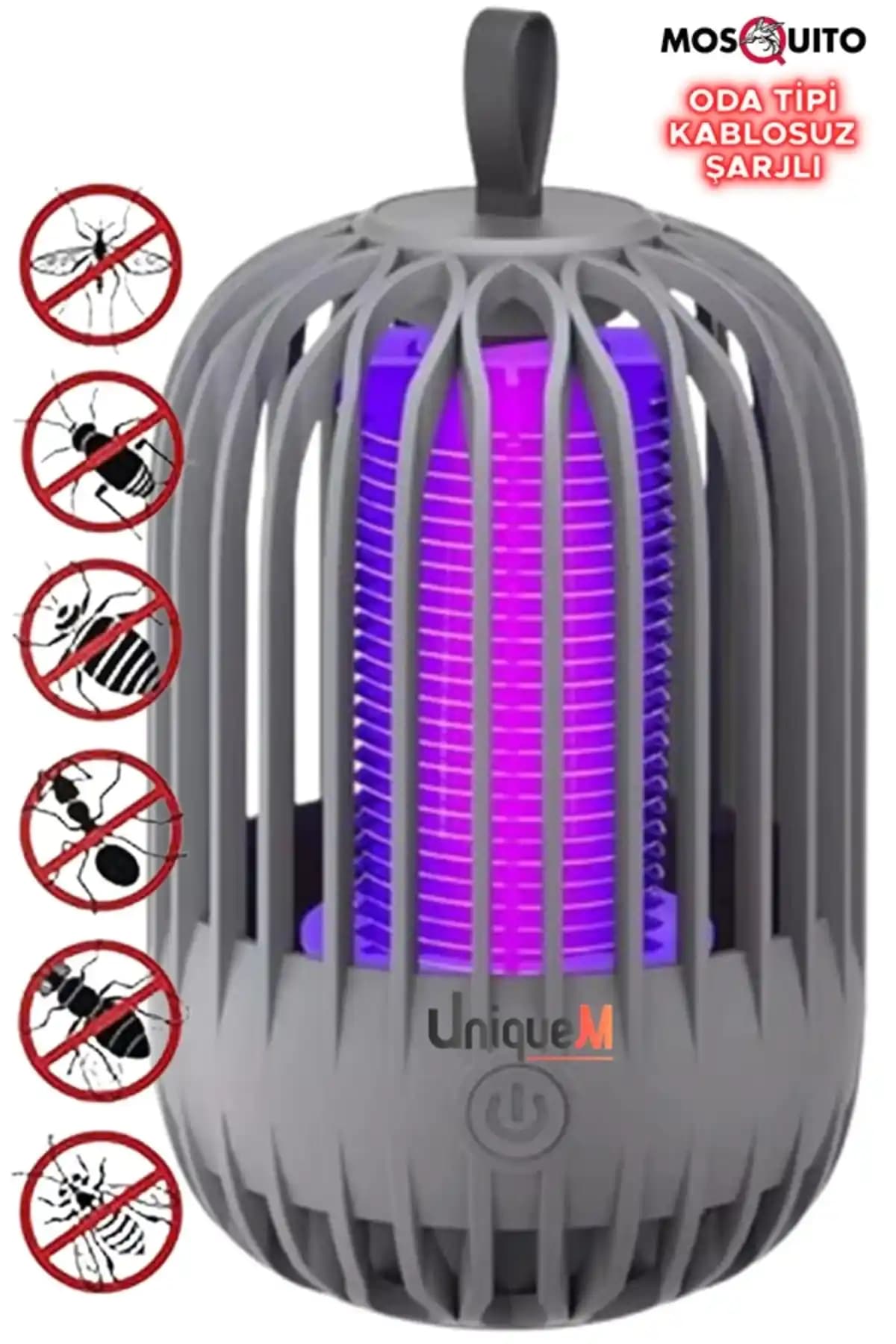 Uniquem Kablosuz Sinek Kovucu ve Gece Lambası Çok Fonksiyonlu Modern Çözüm