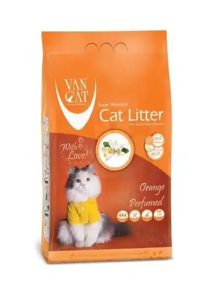 VanCat Portakal Kokulu İnce Taneli Kedi Kumu: Doğal ve Etkili Temizlik Çözümü