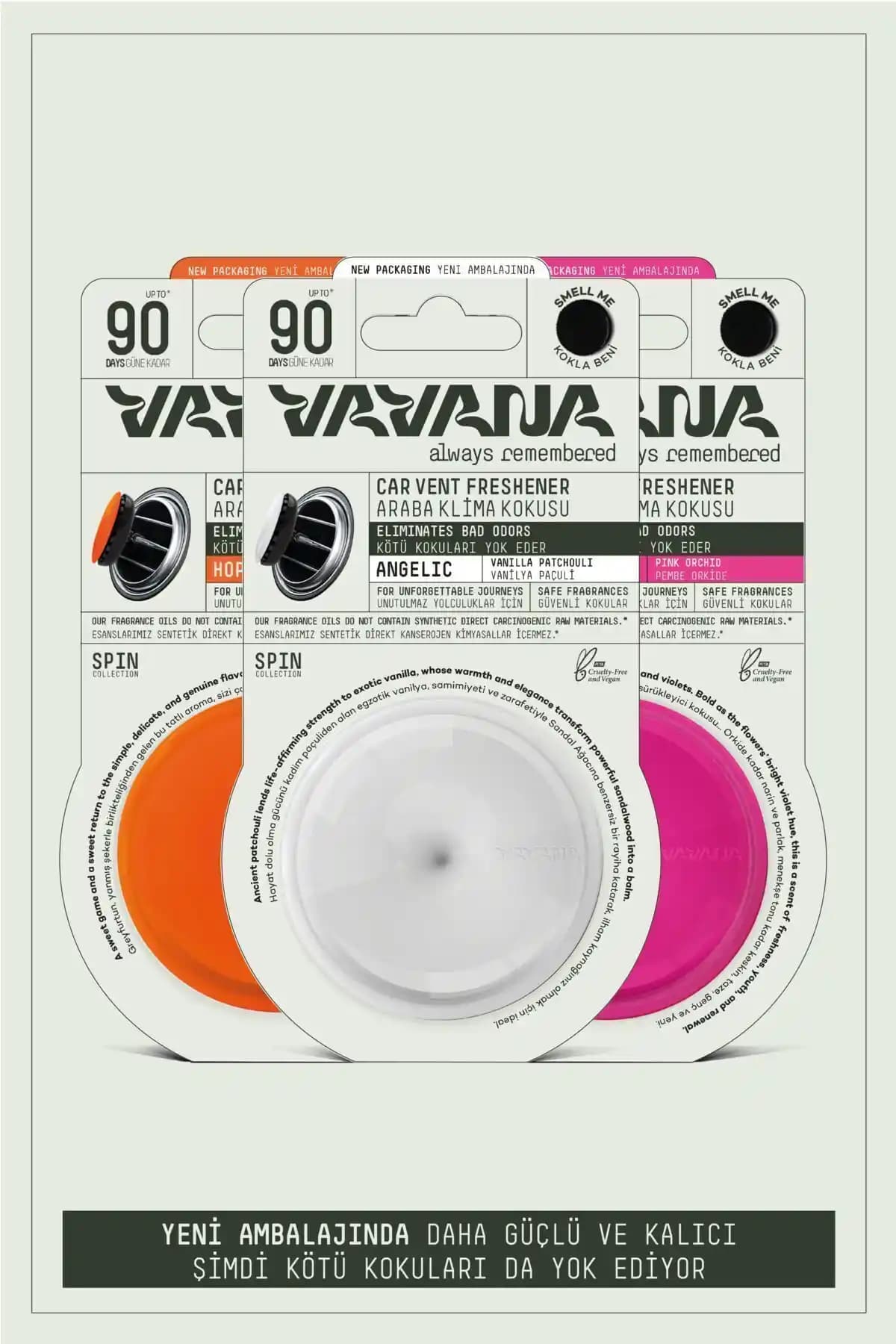 VAVANA Araba Klima Kokusu: Uzun Süre Etkili, Güvenli ve Pratik Kullanımlı Ferahlatıcı Koku Seti