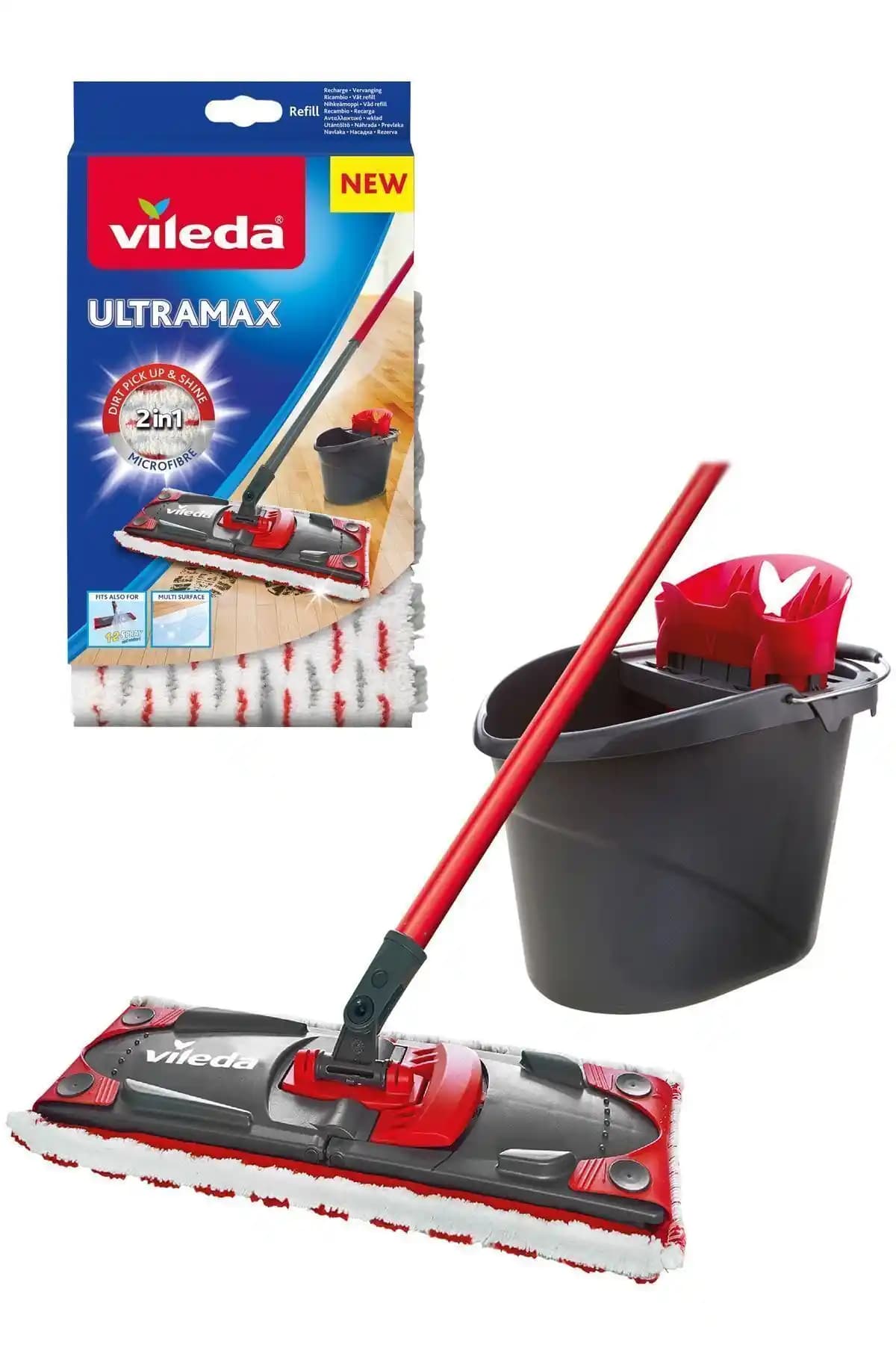 Vileda Ultramax 2in1 Temizlik Seti: Ergonomik ve Pratik Ev Temizliği Çözümü