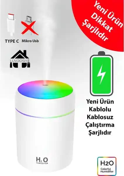 Yeni Nesil Şarjlı Hava Nemlendirici: Estetik Tasarım ve Gelişmiş Özellikler