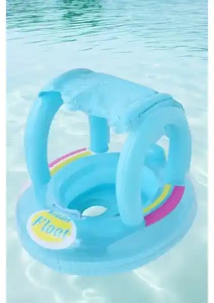 Yıl<dı>rım Oyuncak Güneş Korumalı Bebek Yüzme Simidi Güvenli ve Konforlu Kullanım İçin