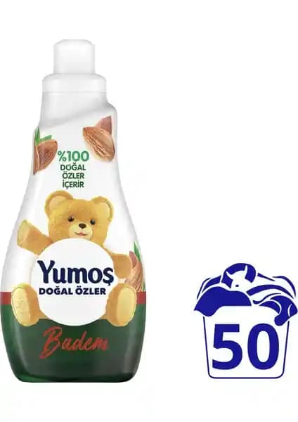 Yumoş Konsantre Çamaşır Yumuşatıcı Doğal Özlerle Yumuşaklık ve Kalıcı Koku Sağlar