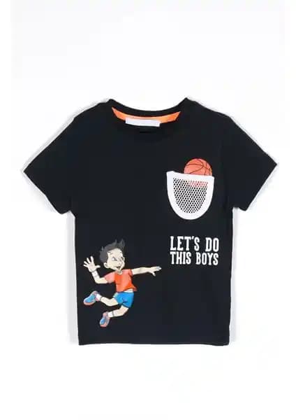 Zepkids Erkek Çocuk Lets Do This Baskı Fileli Cepli Tişört Detaylı İnceleme ve Özellikleri