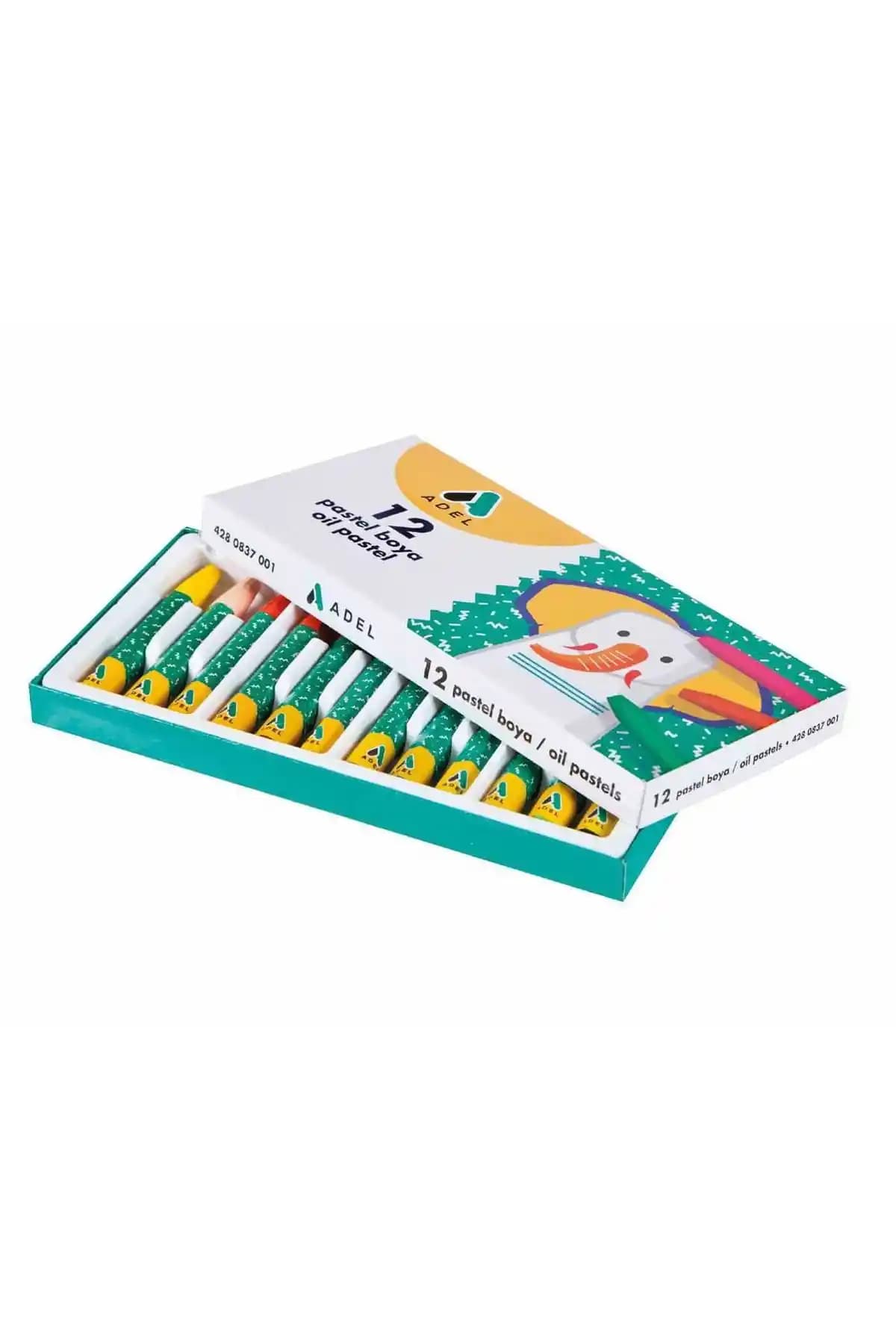 Adel Pastel Boya 12'li ve Pensan Kidz 12 Renk Pastel Boya Karşılaştırması