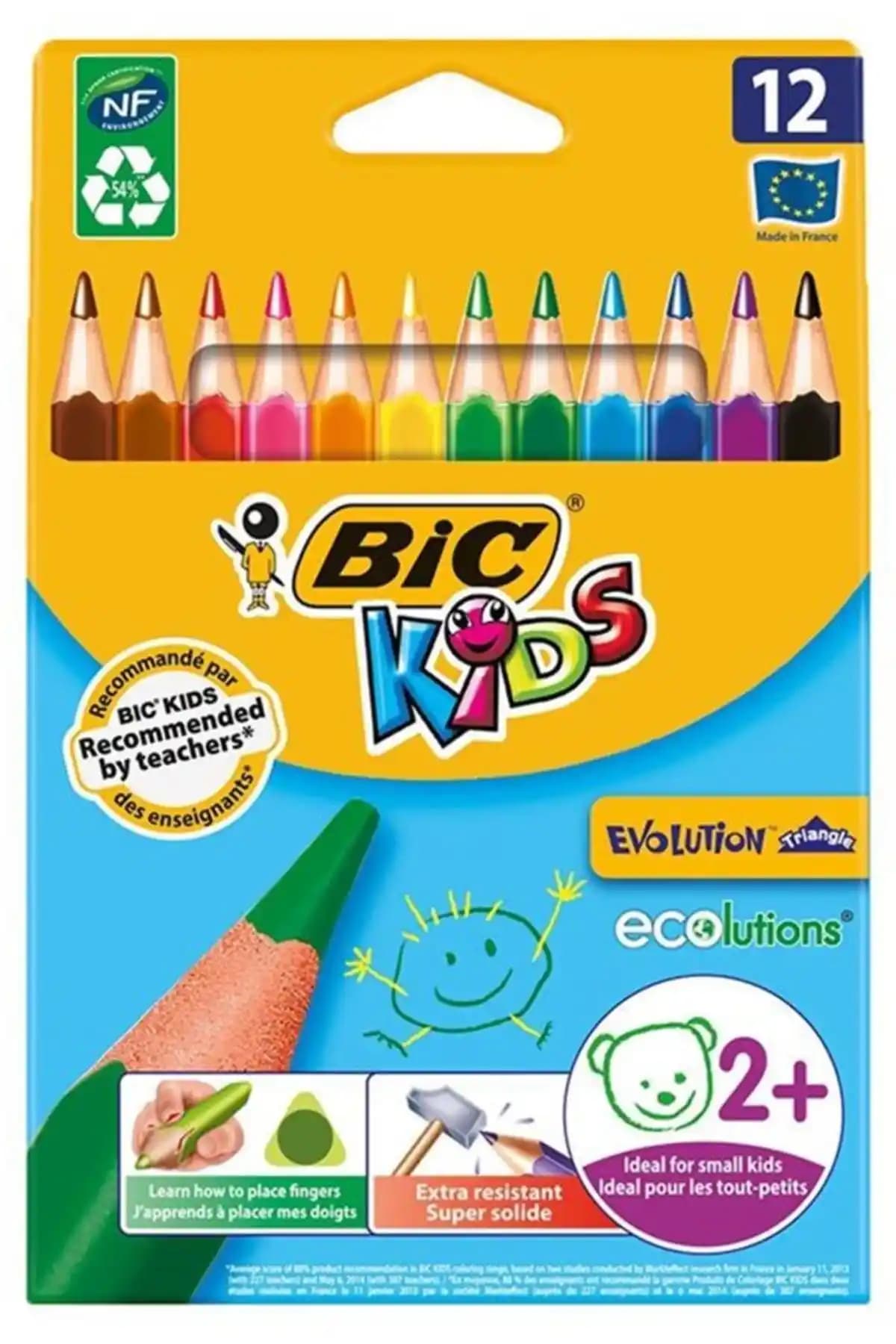 Bic Unisex Çocuk Kuru Boya Kalemi ve Fatih Kuruboya Kalemi Karşılaştırması