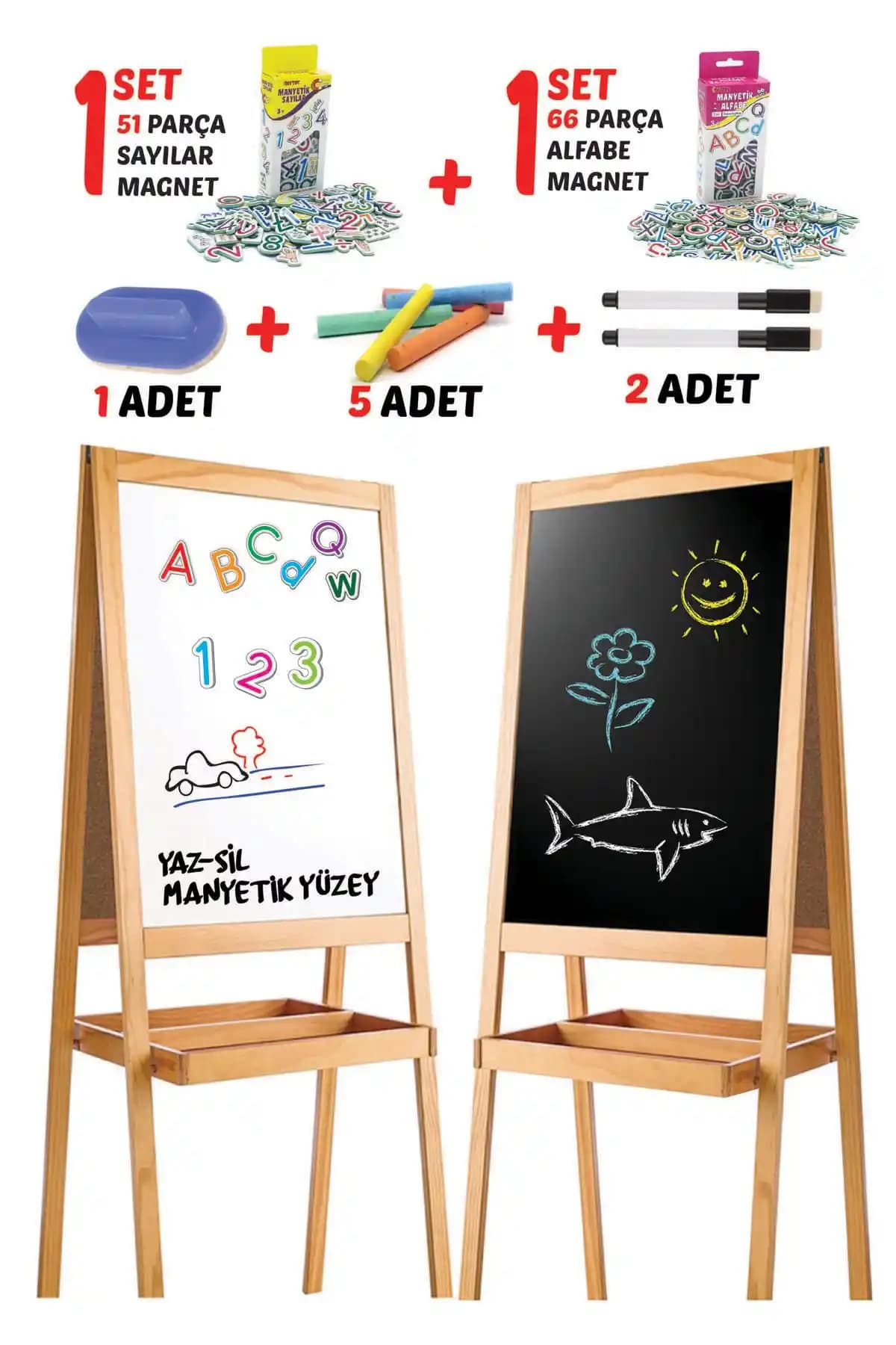 Çocuklar için ideal manyetik yazı tahtaları karşılaştırması ve özellikleri