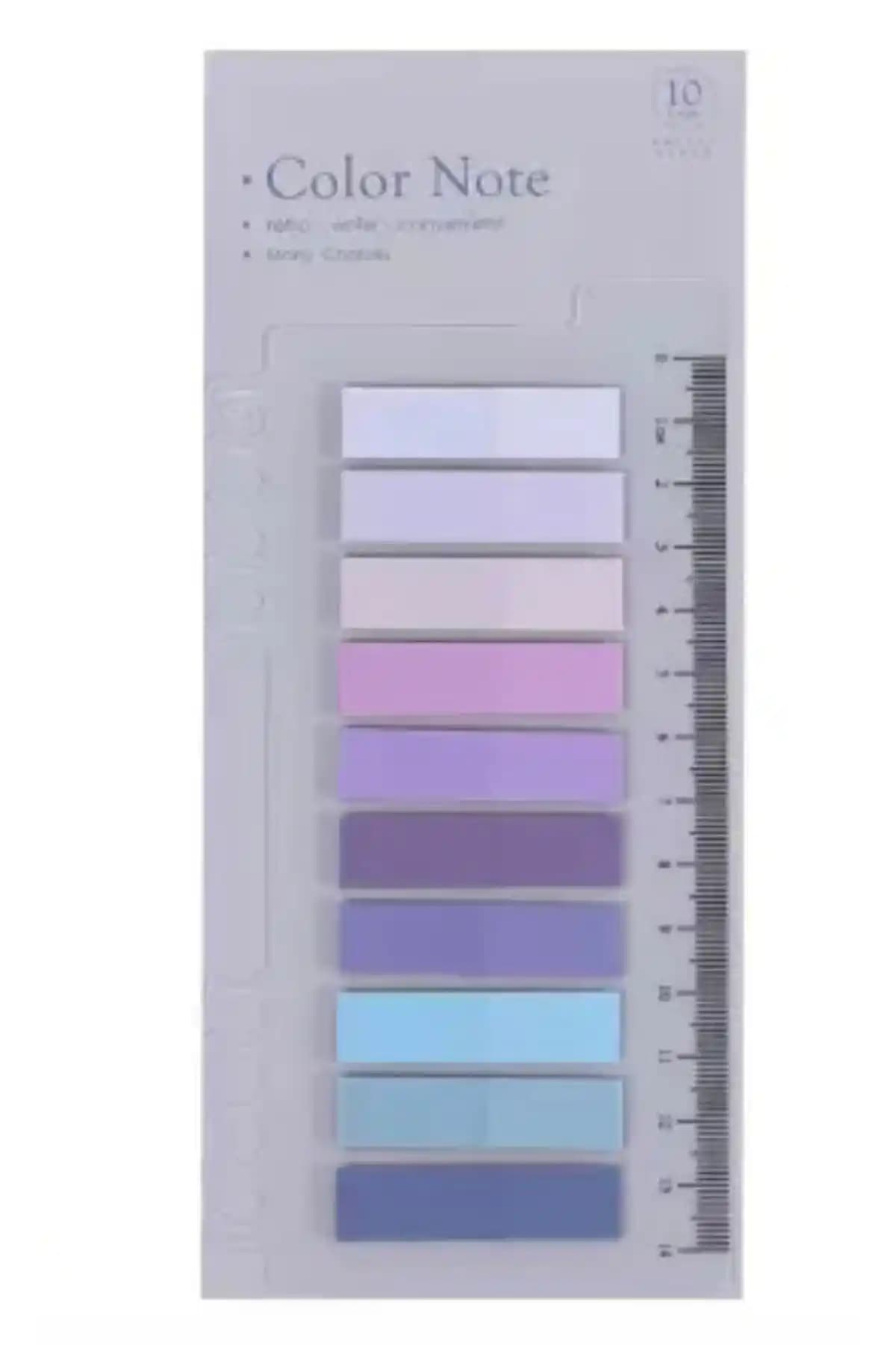 Muji Bookishoop Renkli Post-it ve Siyah Post-it Karşılaştırması