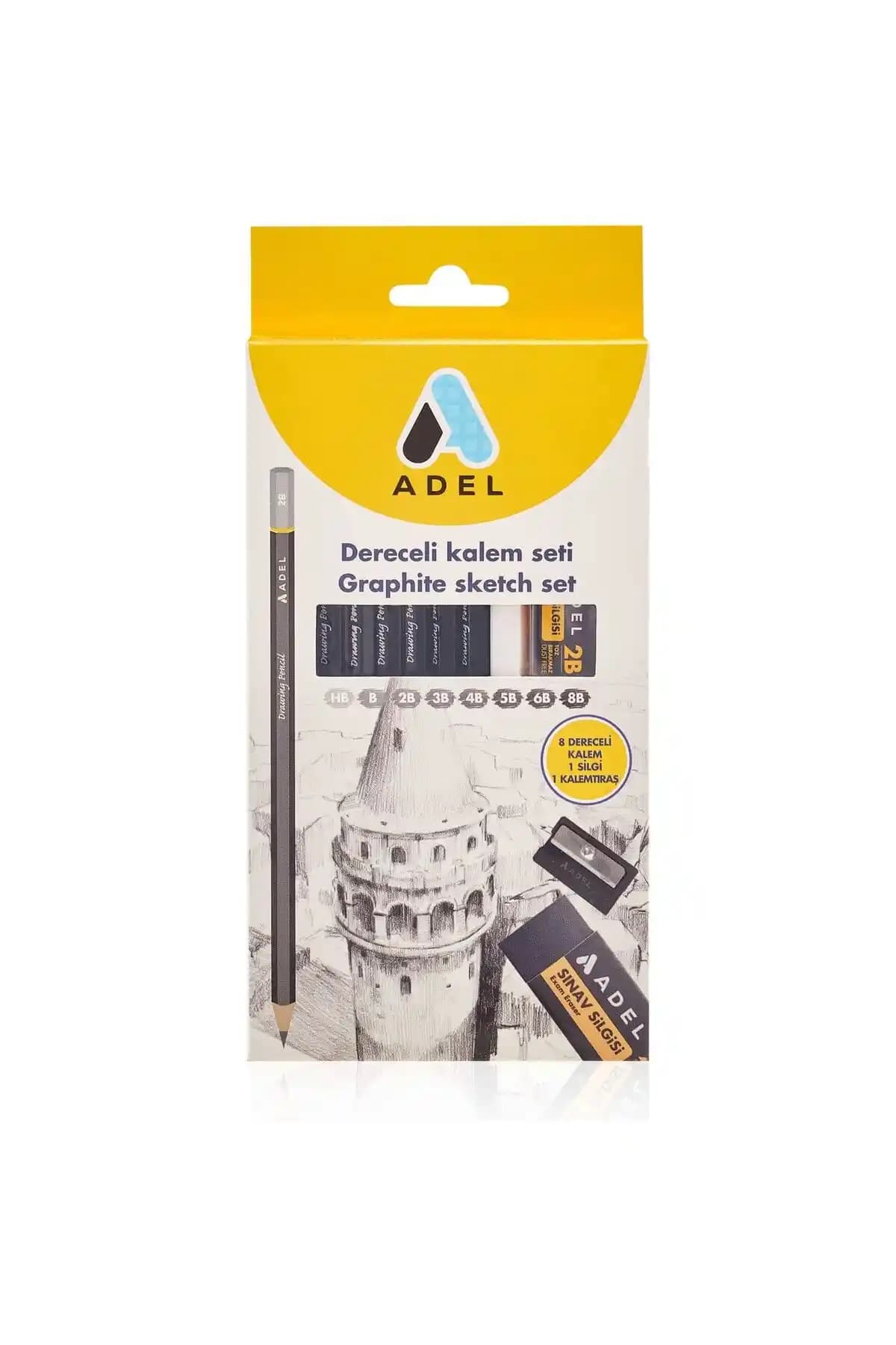 Adel Dereceli Kalem Başlangıç Seti: Yüksek Kalite ve Kullanım Kolaylığıyla Sanatçılara Özel