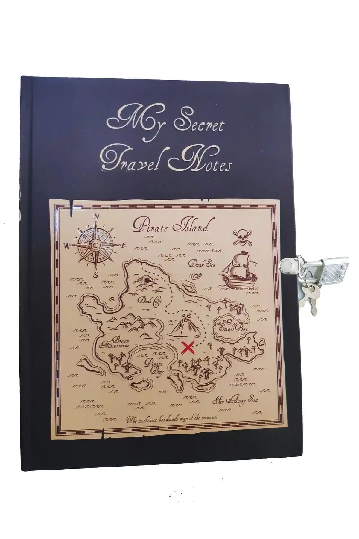 Anonim Kilitli Defter ve Günlük Şık ve Güvenli Notlar İçin Uygun Seçenek