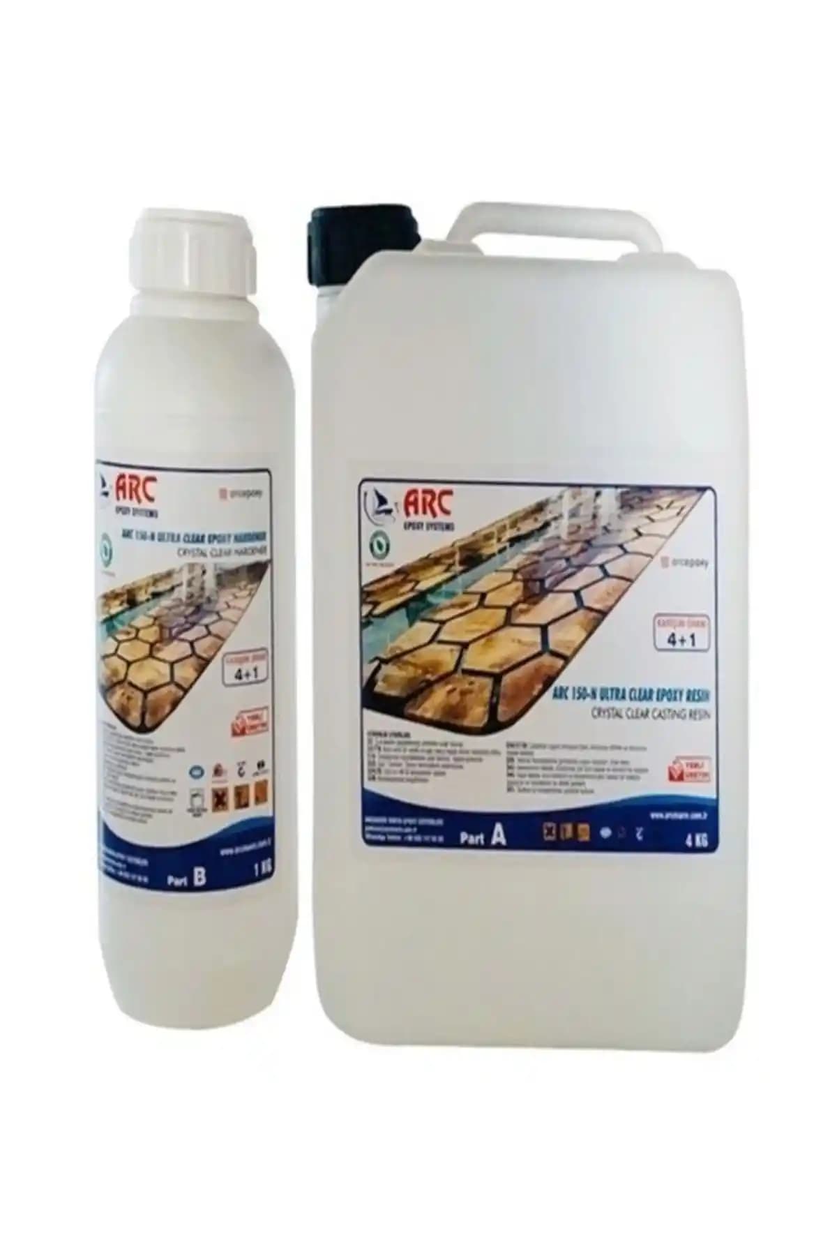 ARCMARİN Arc 150 Ultra Şeffaf Döküm Tipi Kristal Clear Epoksi Reçine Özellikleri ve Kullanım Alanları