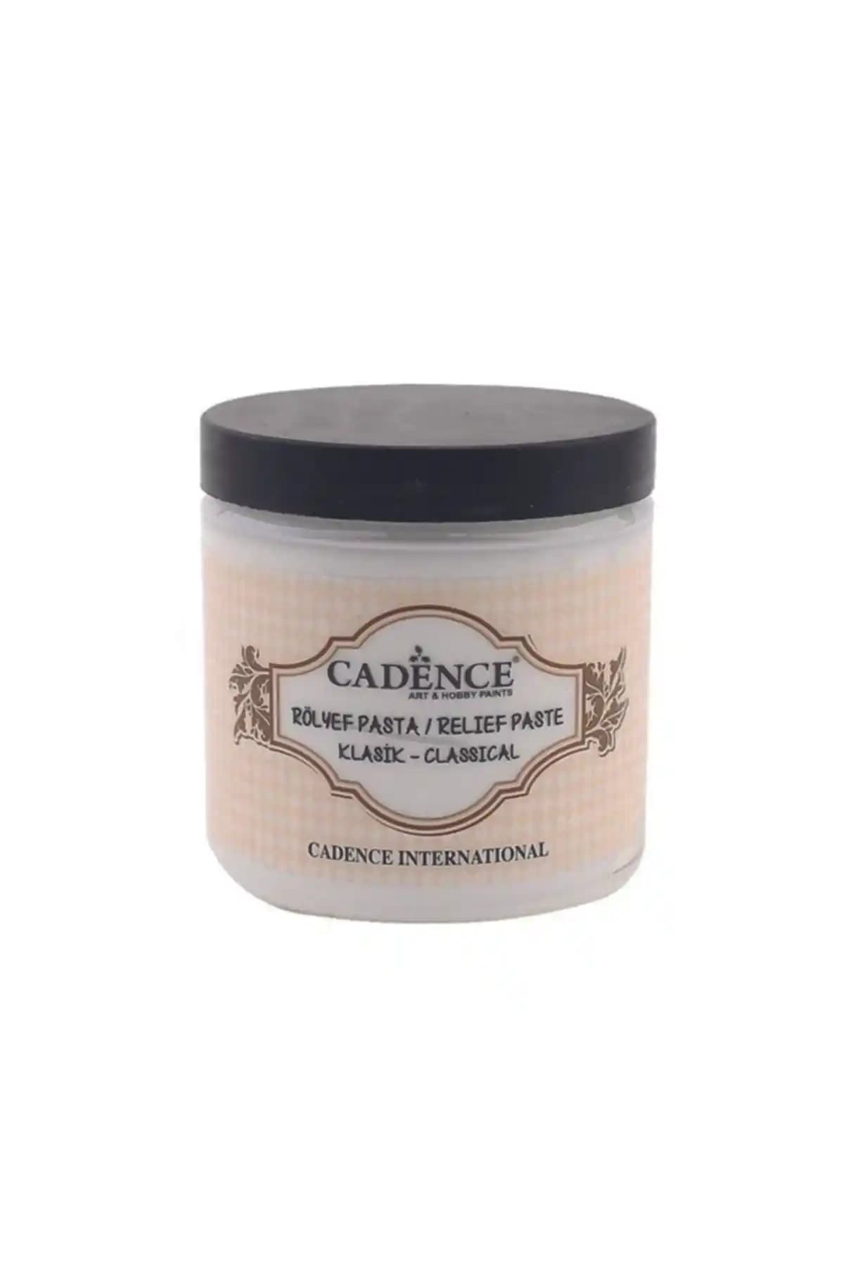 Cadence Klasik Rölyef Pasta 250 ML: Sanat ve Dekorasyon İçin Kaliteli Malzeme