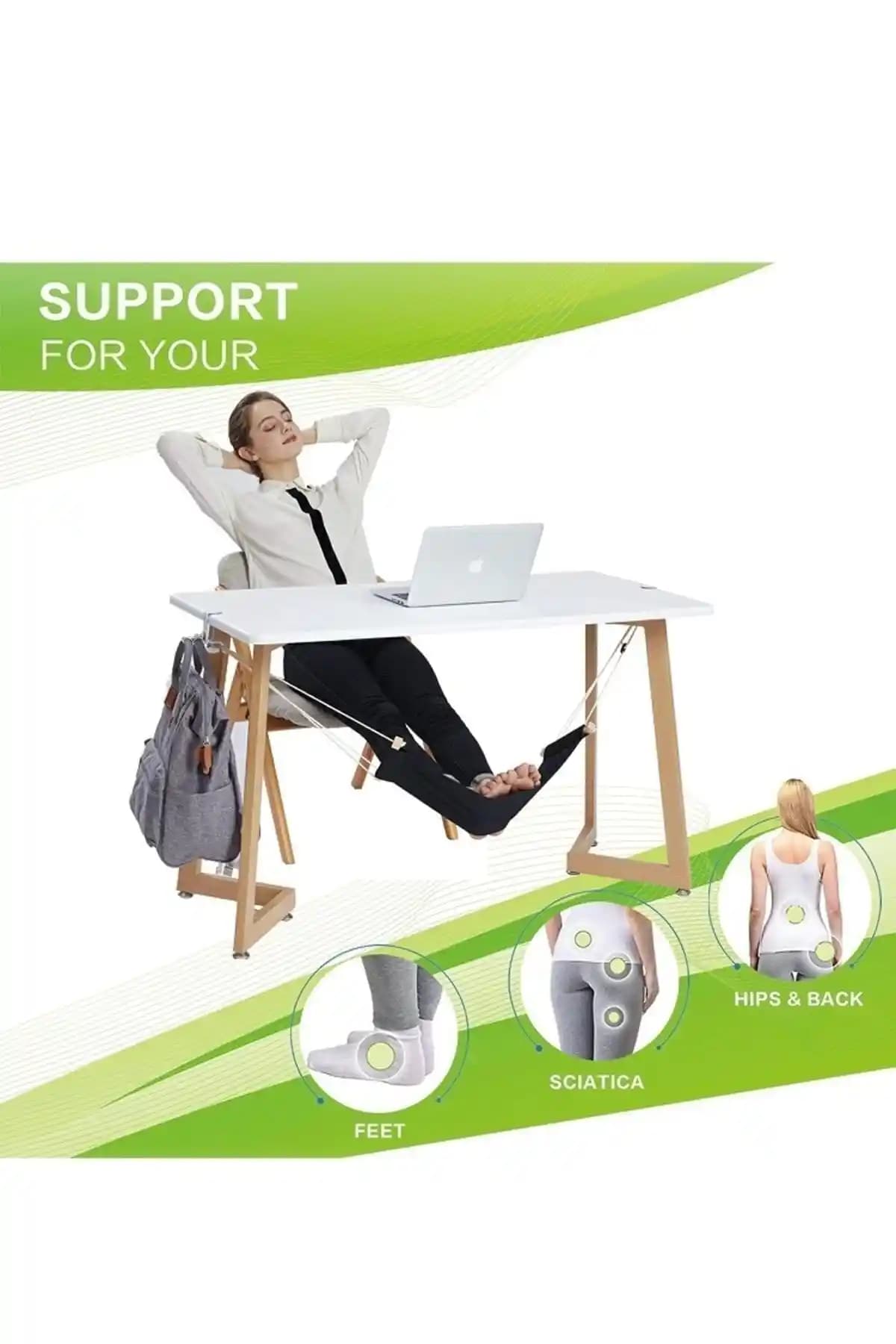 CanBy Masa Altı Ayak Hamağı: Ergonomik ve Ayarlanabilir Ofis Destek Ürünü