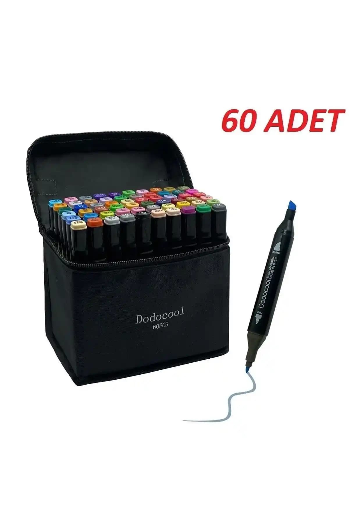 Dodocool Touch Marker Art Kalem Seti: Canlı Renkler ve Çok Yönlü Uygulamalar İçin Ideal