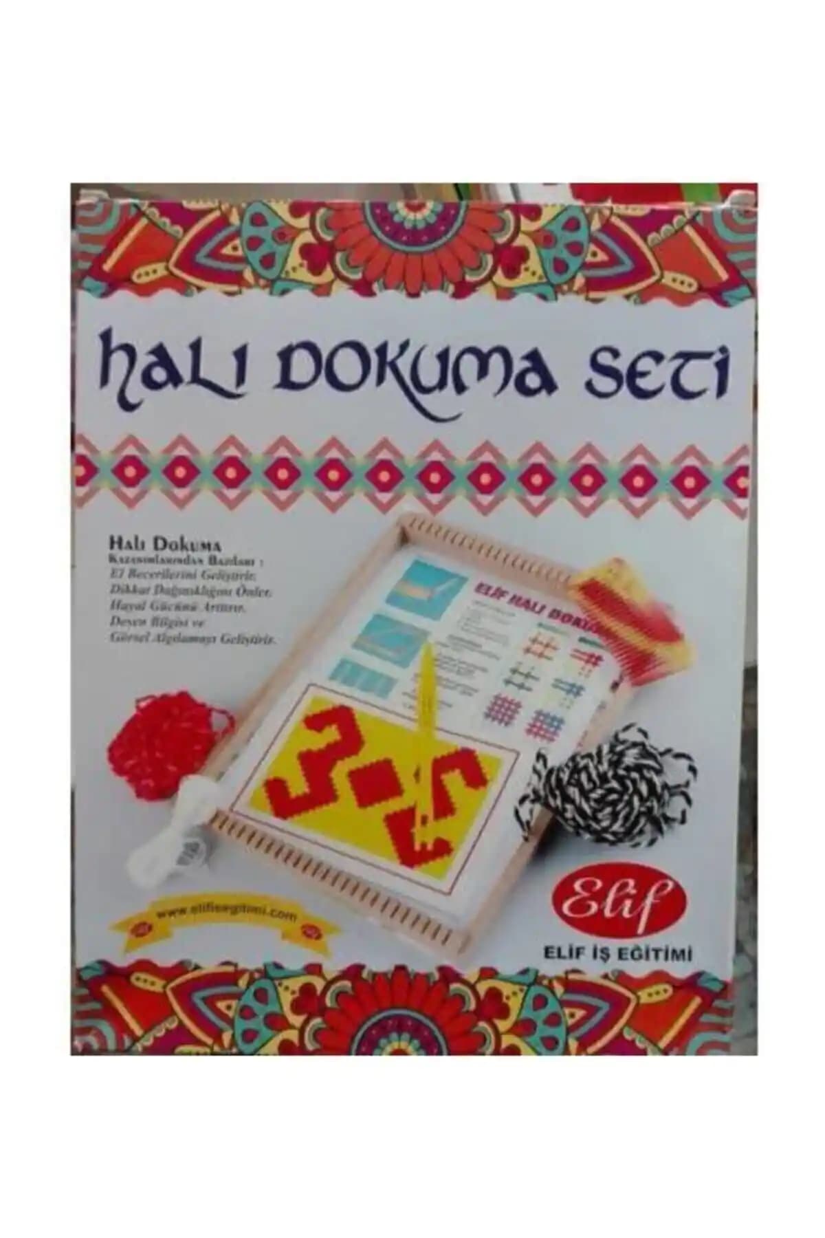 Elif İş Eğitim Halı Dokuma Seti Çocuklar ve Yetişkinler İçin Yaratıcı Hobi Seti