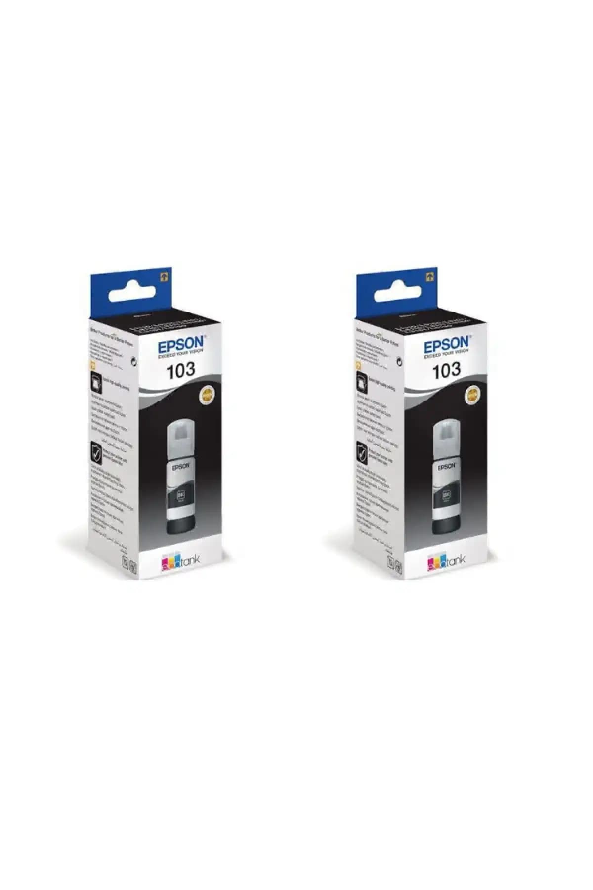 Epson 103 L3251 Uyumlu Orijinal Siyah Mürekkep Seti ile Yüksek Kalite ve Güvenilirlik