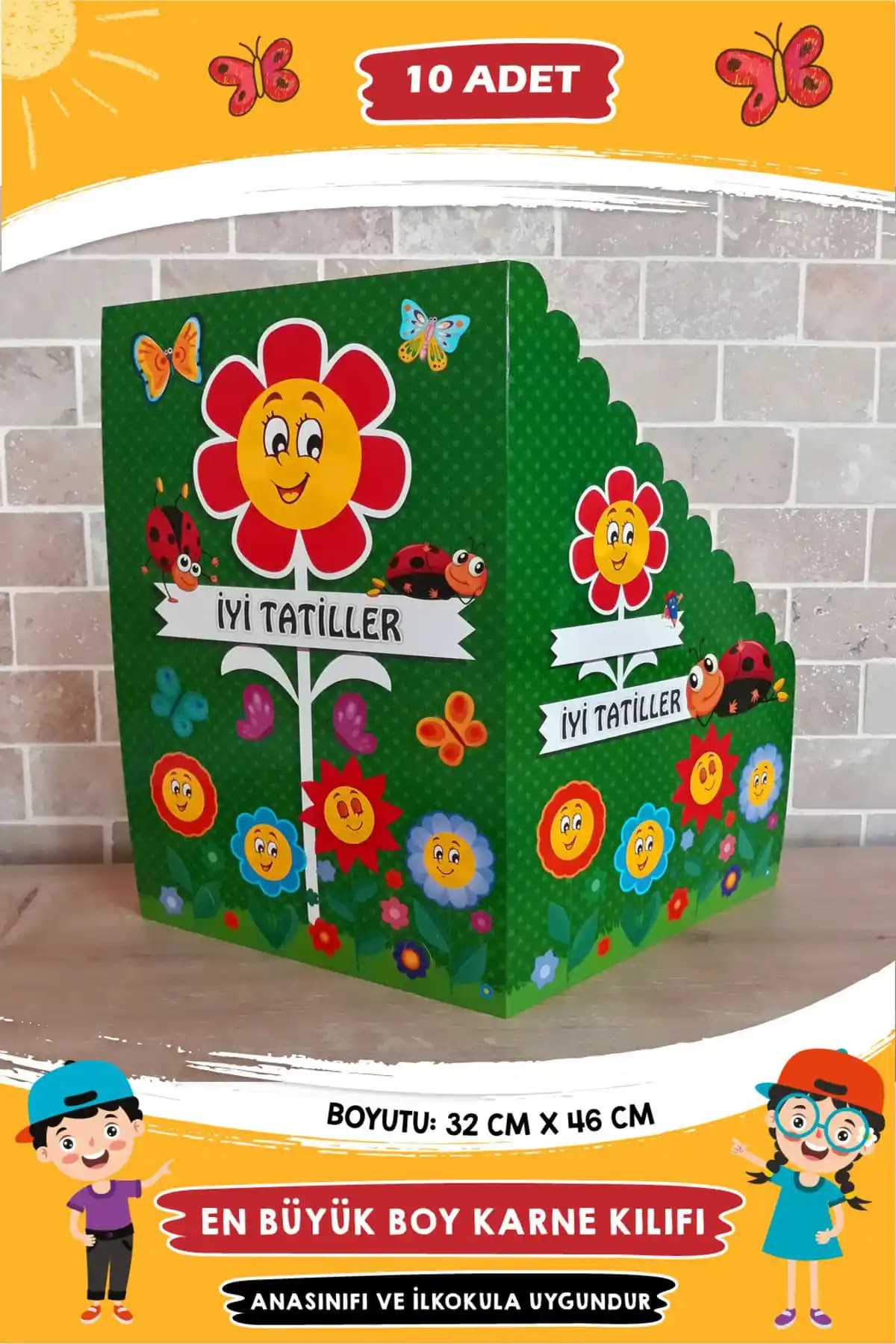 Etkinlikdenizi Uğur Böcekli Karne Kabı Kılıfı: Renkli ve Dayanıklı Çocuk Eşyası Koruma Ürünü