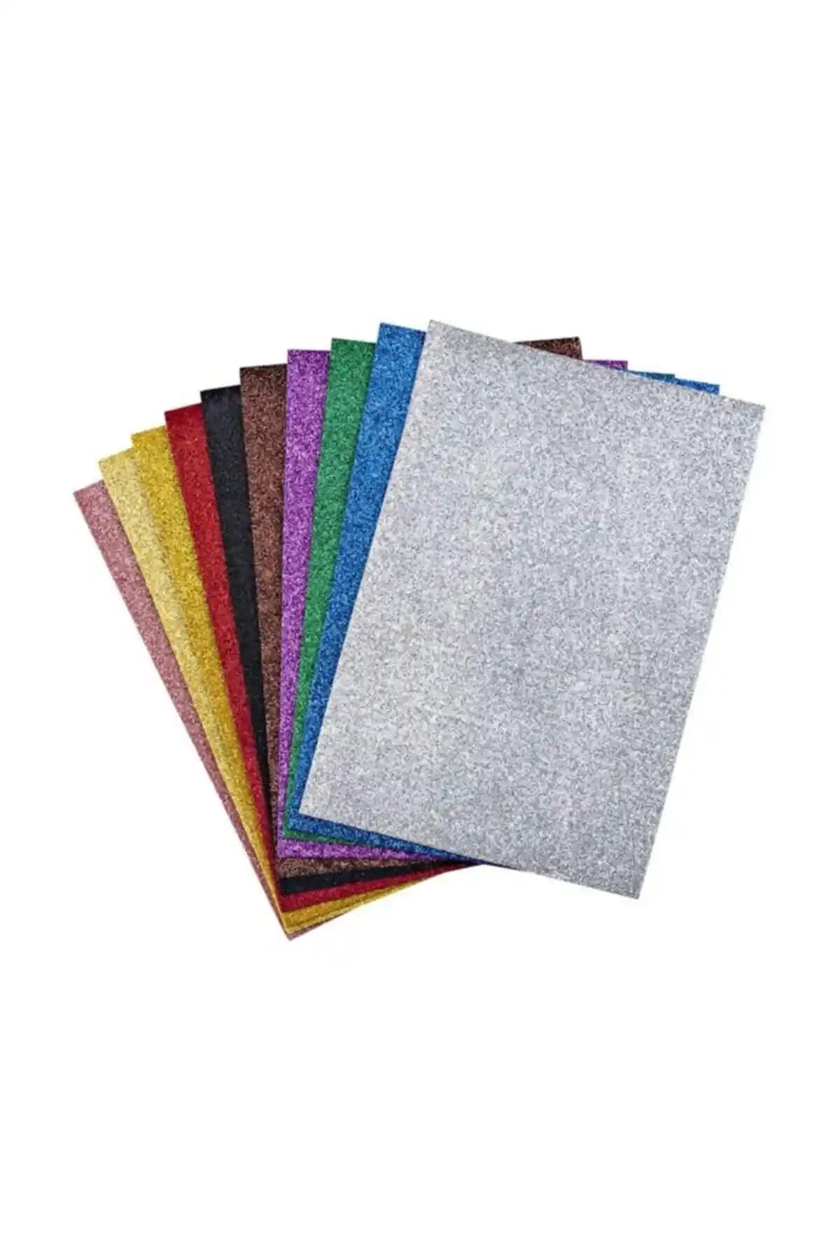 EVA Çook Simli Yapışkanlı Kağıt 20x30 cm; Sanat ve El İşleri İçin Parlak Malzeme